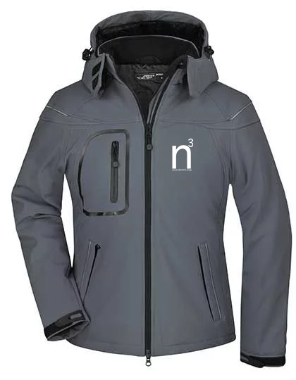 Ladies´ Winter Softshell Jacket, James&Nicholson JN1001 - 1